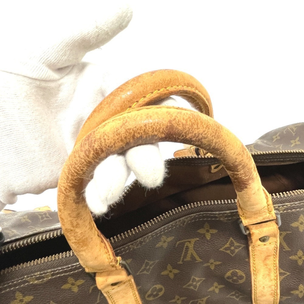 LOUIS VUITTON Authentic Brown Monogram Canvas Boston Bag - Picture 13 of 16
